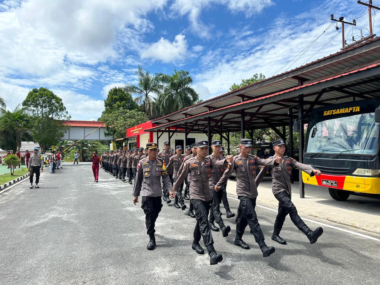 Polres Natuna Sambut 41 Personil Bintara Remaja,  Wujudkan Pilkada Aman dan Sejuk