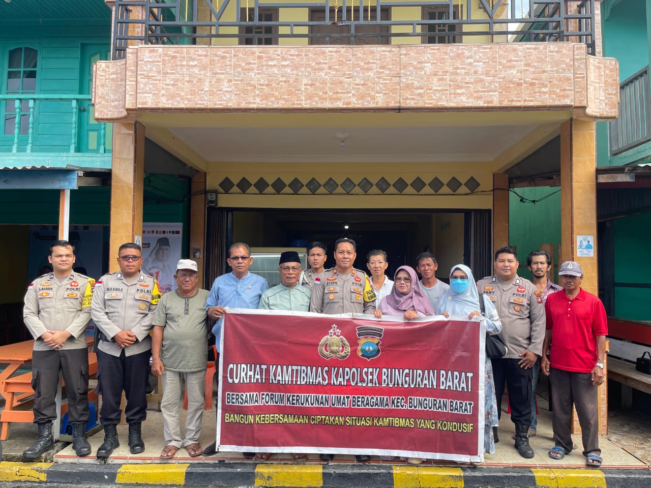 Jumat Curhat Polsek Bunguran Barat Wujudkan Pilkada Aman