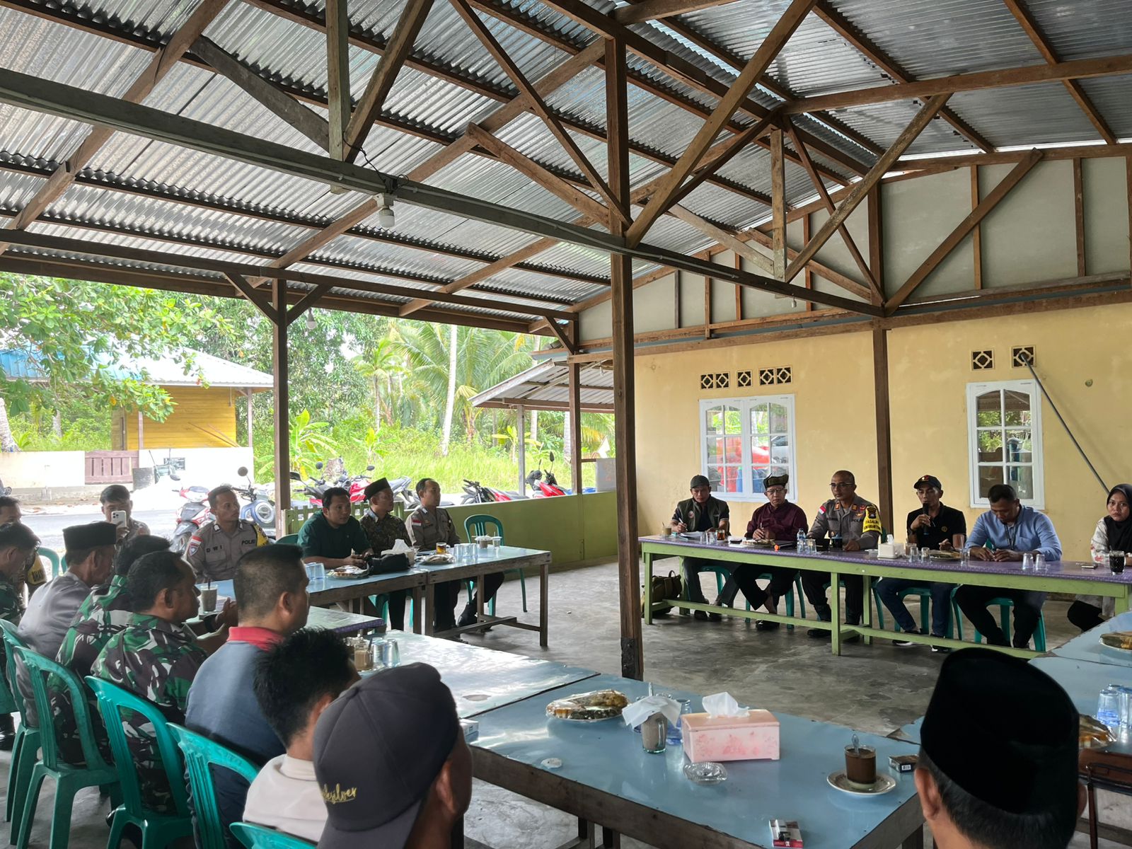 Polsek Bunguran Timur, Mari Bangun Kebersamaan Wujudkan Pemilu Damai