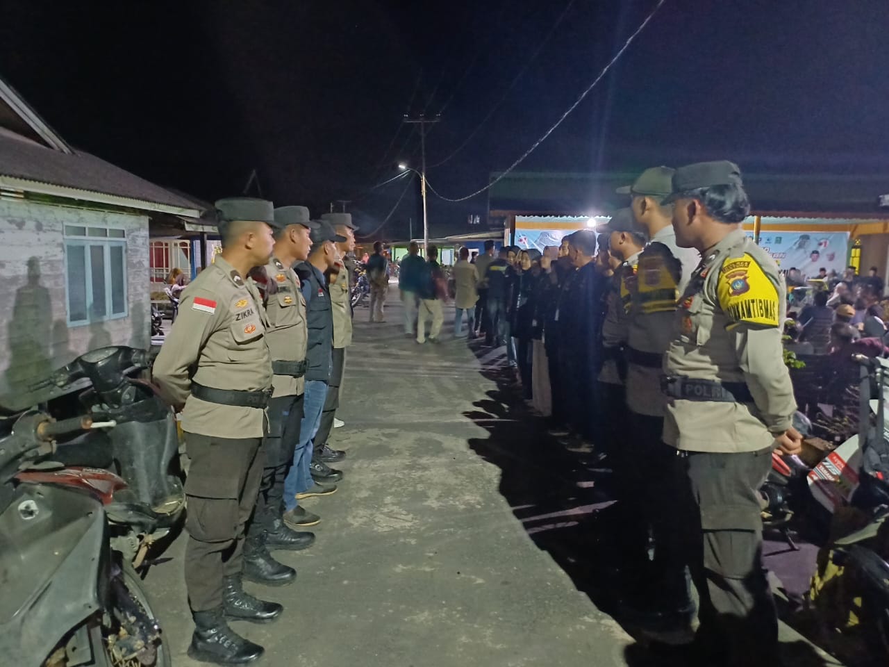 Pastikan Berjalan Aman, Polres Natuna Laksanakan Pengamanan Kampanye Pilkada 2024