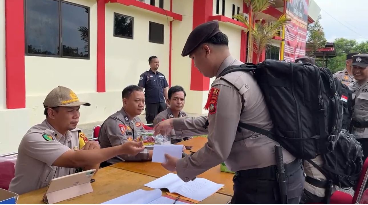 Polres Natuna Lakukan Pengecekan Kesehatan dan Kesiapan Personel Pengamanan Pilkada 2024