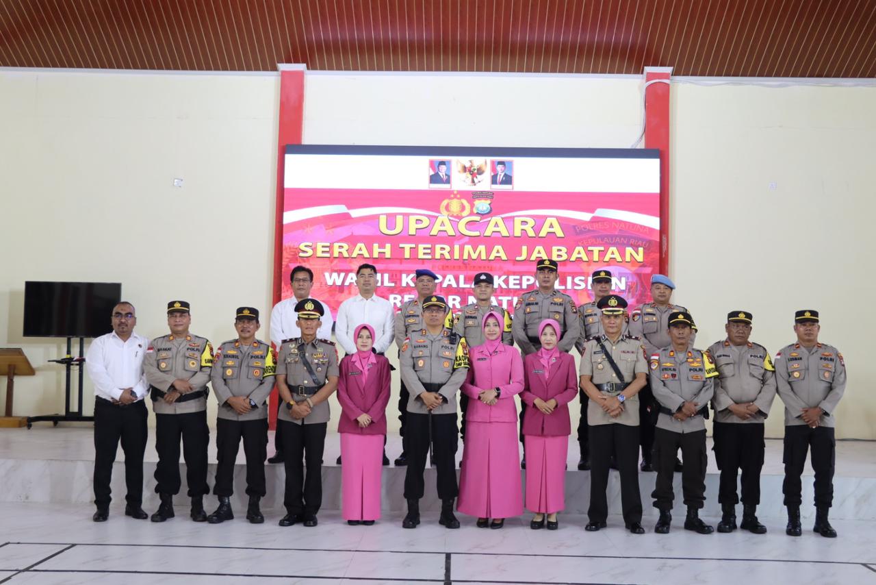 Kapolres Natuna Pimpin Sertijab Wakapolres Natuna