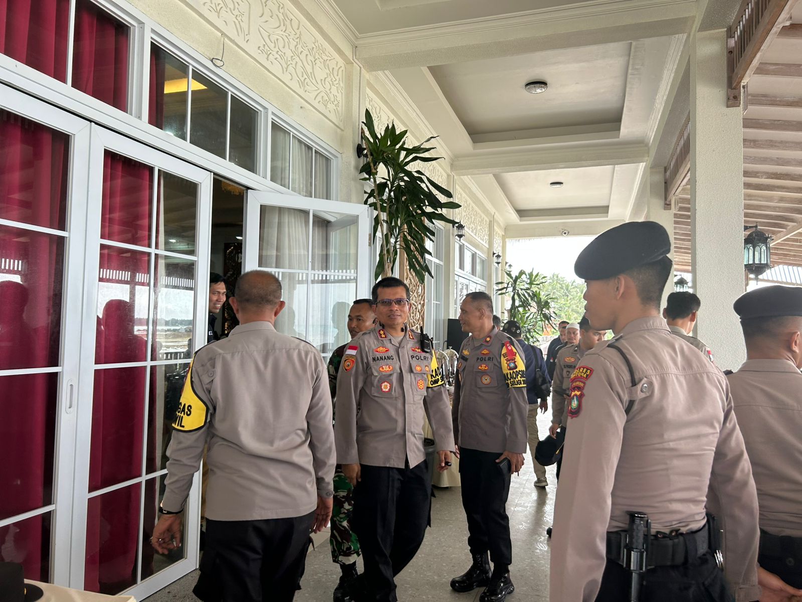  Dandim dan Kapolres Natuna Tinjau Rekapitulasi Suara Pilkada, Himbau Jaga Situasi Kondusif