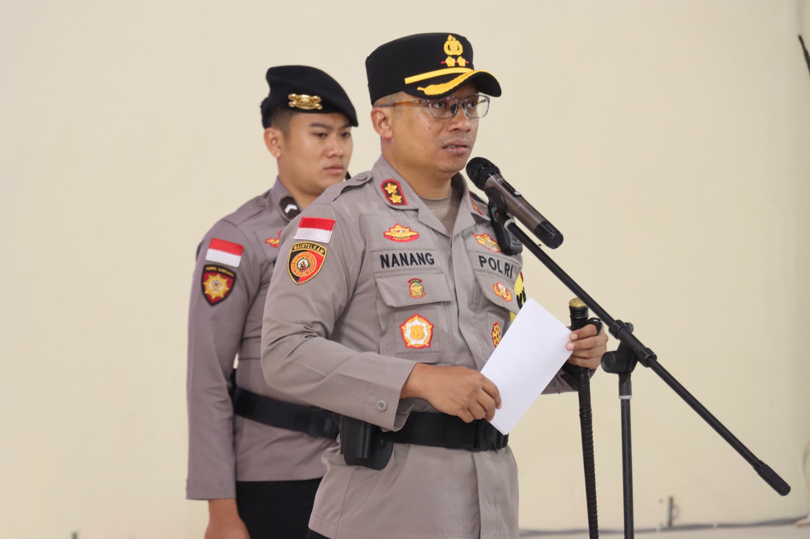 Kapolres Natuna Pimpin Sertijab Kabag Logistik, Kasat Binmas, dan Kapolsek Midai