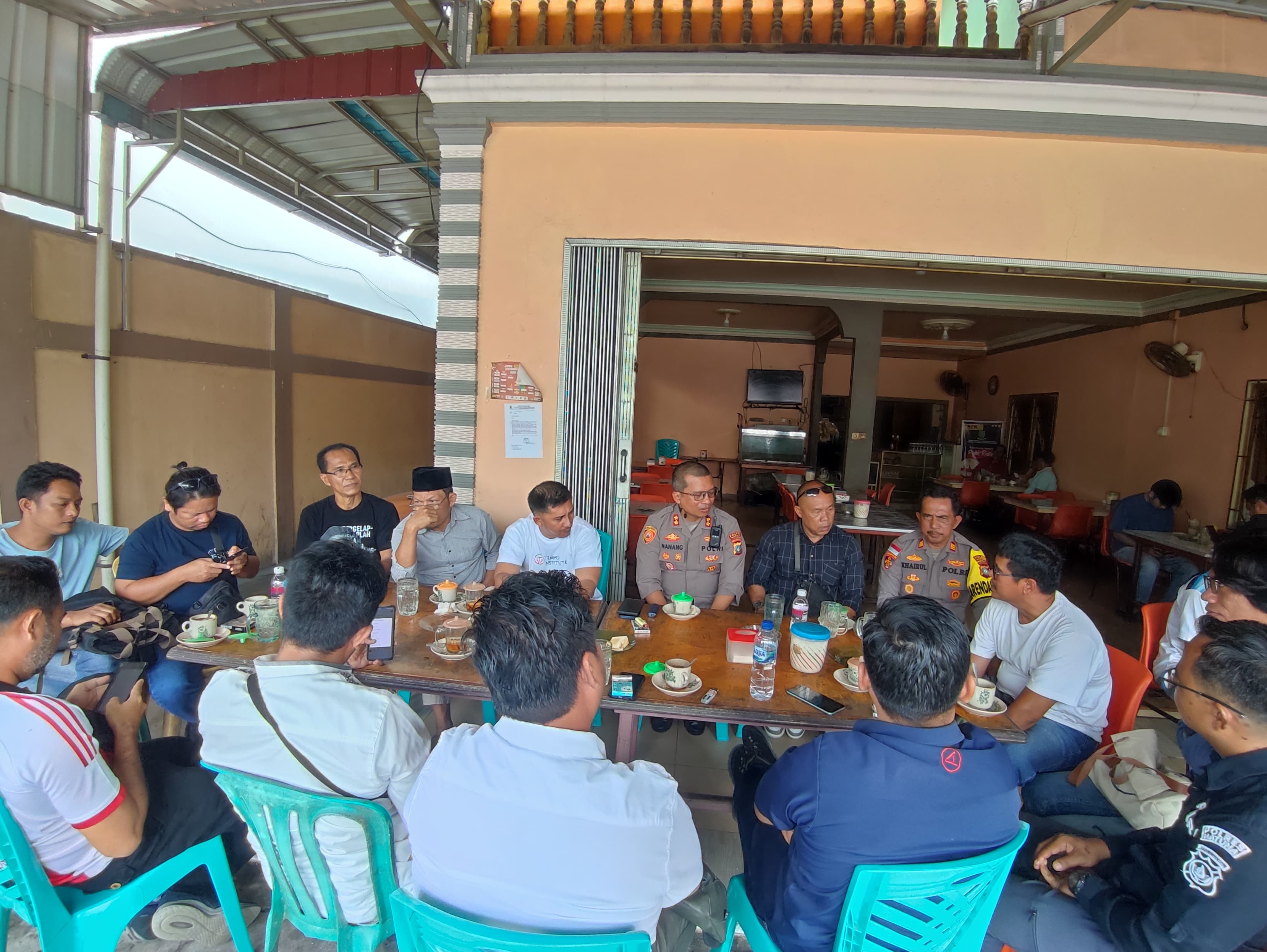 Kapolres Natuna Silahturahmi Bersama Insan Pers, Marhaban Yaa Ramadhan