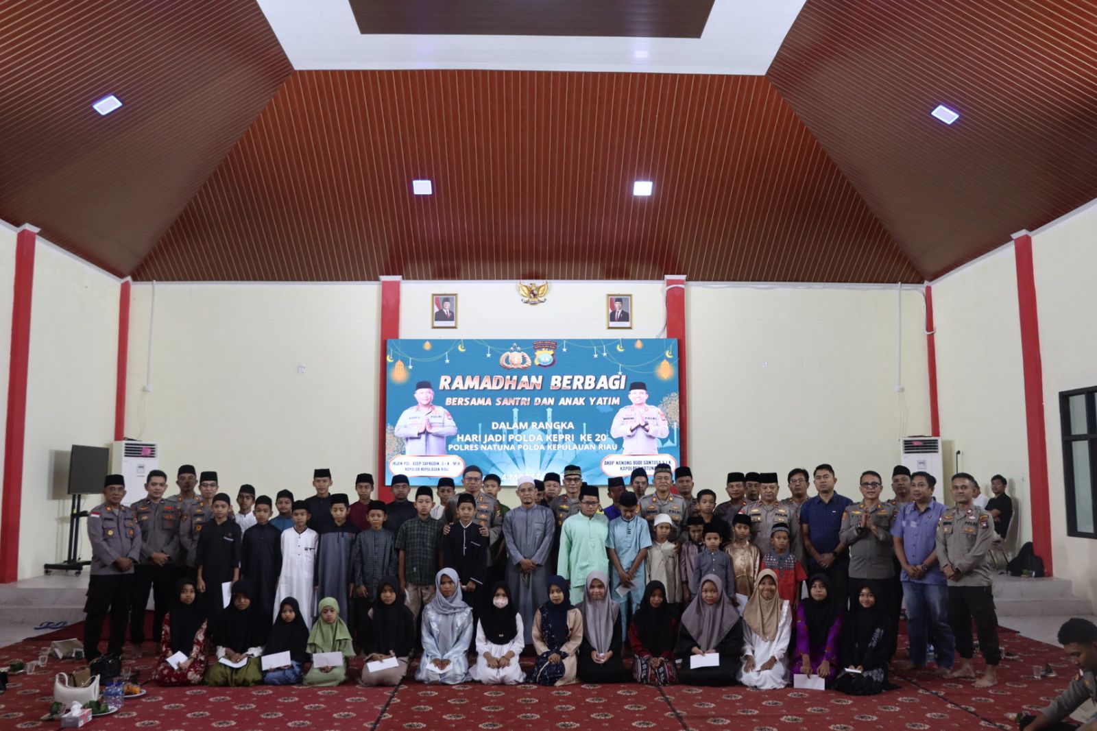 Polres Natuna Gelar Buka Puasa Bersama dan Berbagi Tali Asih dengan Santri dan Anak Yatim dalam Rangka HUT POLDA KEPRI Ke-20