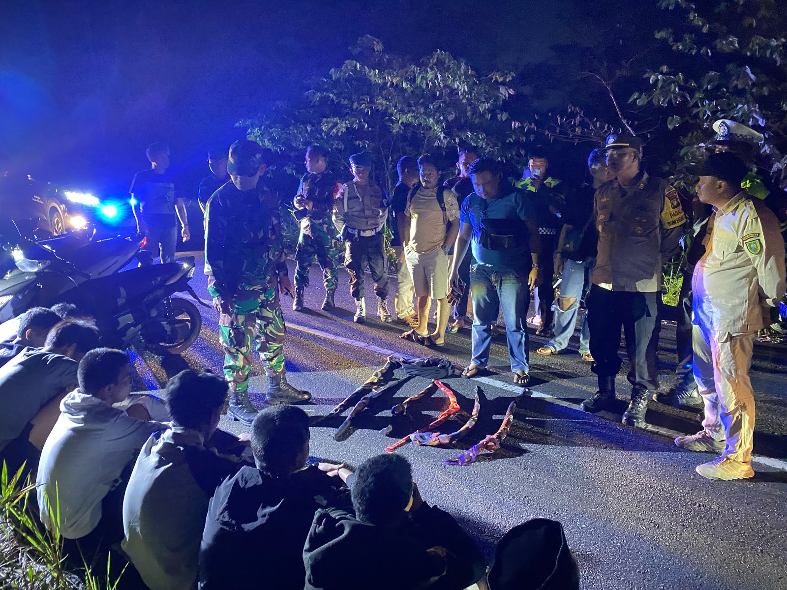 Polres Natuna Gelar Patroli Ramadhan, Amankan Remaja yang Hendak Lakukan Perang Sarung