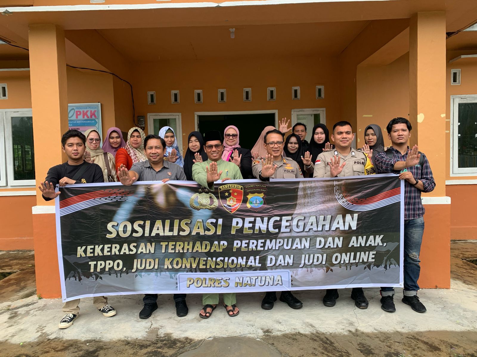 Polres Natuna Gencar Sosialisasi Bahaya Judi dan Perdagangan Orang di Wilayah Perbatasan