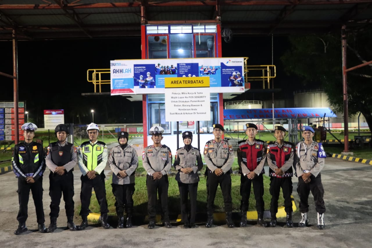 Polres Natuna Gelar Patroli Blue Light, Sasaran Tempat Ibadah, Pusat Keramaian dan Objek Vital