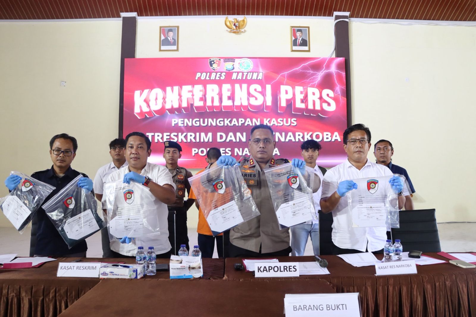 Polres Natuna Ungkap Kasus Pencurian dengan Pemberatan, Tersangka Diamankan Beserta Barang Bukti