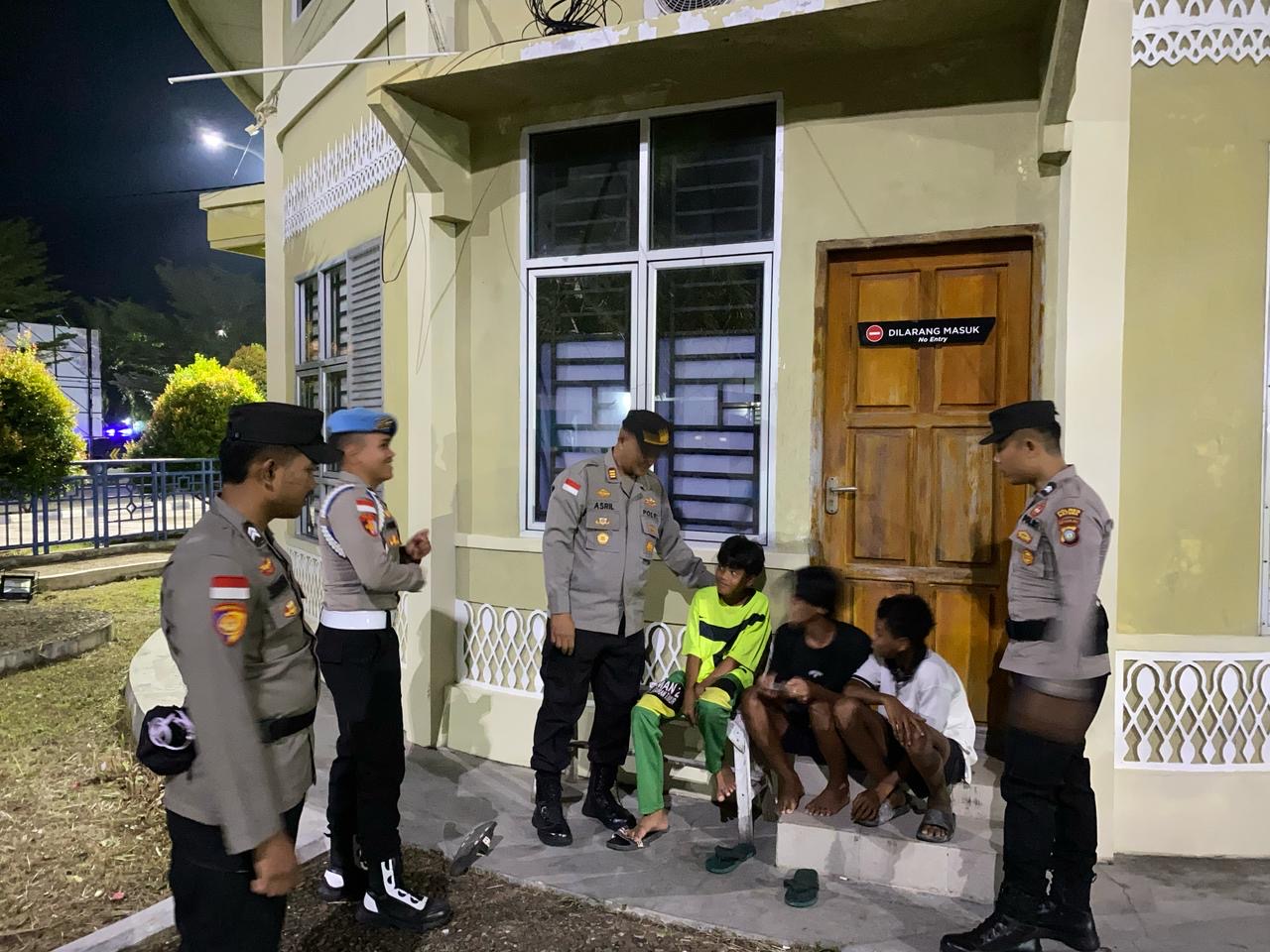 Polsek Bunguran Timur Intensifkan Patroli Malam Hari, Jaga Kondusivitas Wilayah