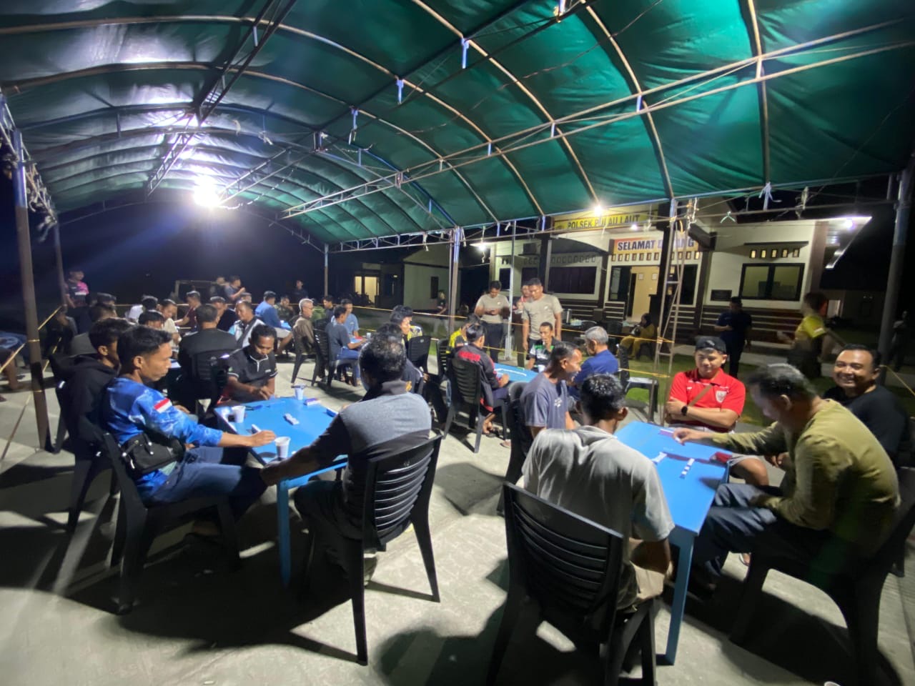 Polsek Pulau Laut Gelar Lomba Gaplek Sambut HUT Bhayangkara ke-79