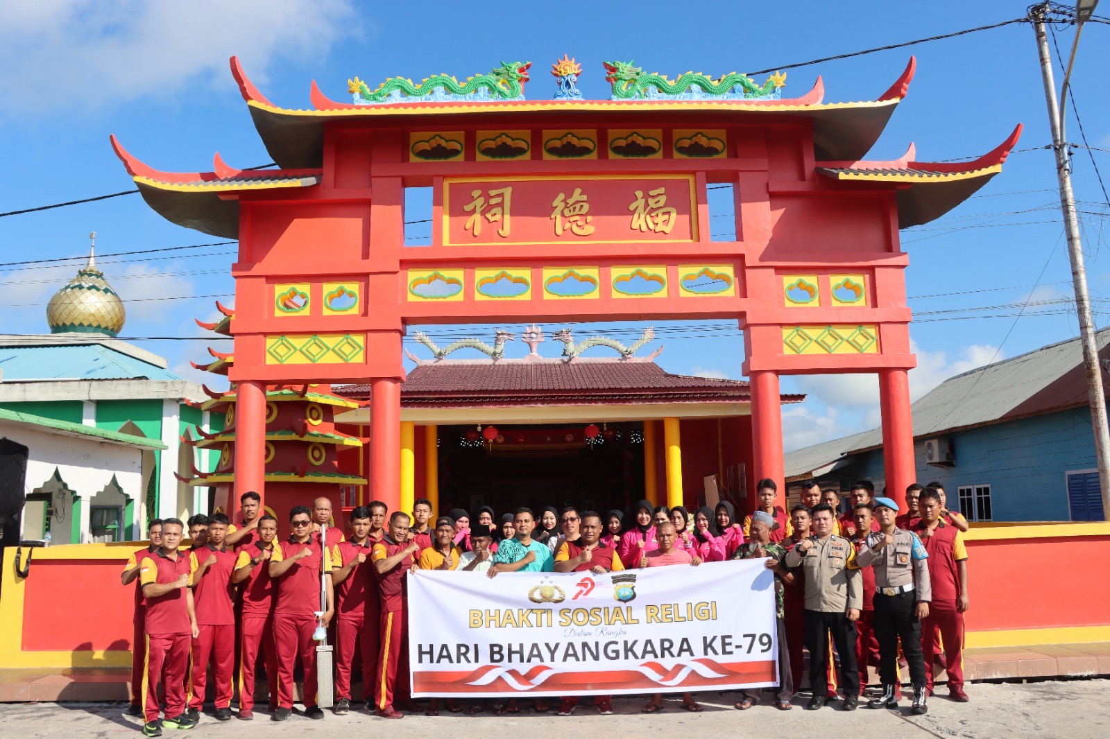 Polres Natuna Gelar Bhakti Sosial Religi di Tempat Ibadah,  Sambut Hari  Bhayangkara ke-79