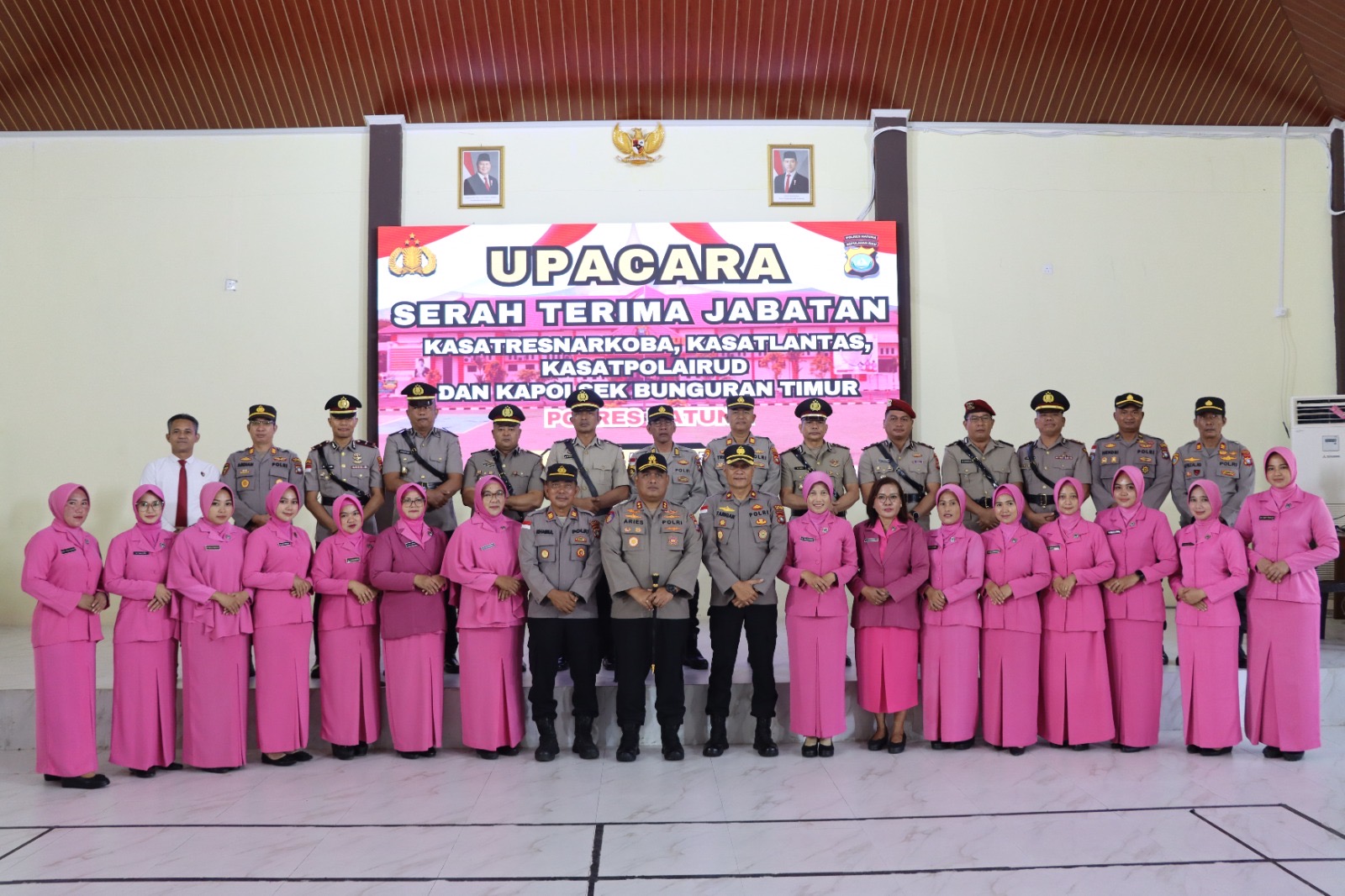 Kapolres Natuna Pimpin Sertijab Pejabat Utama, Tekankan Profesionalisme dan Integritas